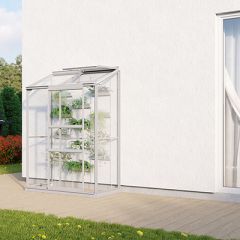 Vitavia Drivhus Ida 0,9 m2 m/glass ALUMINIUM