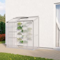 Vitavia Drivhus Ida 1,3 m2 m/polykarbonat ALUMINIUM