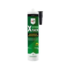 Tec7 X-Tack Monteringslim Sort 290ml