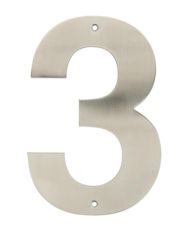 HOME It® husnummer 3 rustfritt stål