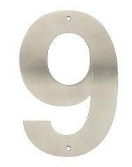 HOME It® husnummer 9 rustfritt stål