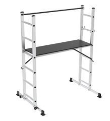 Stillas 3-i-1 aluminium H166,5 x L131,2 x B41 cm