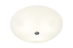 Aneta IGLO plafond 42cm, hvit/stål