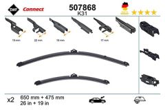 SWF Vindusviskere Connect (650+475MM)