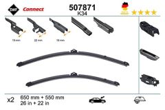 SWF Vindusviskere  Connect (650+550MM)