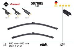SWF Vindusviskere Connect (650+530MM)