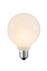 Aneta Globe G95 6W LED filament E27 dimbar, hvit