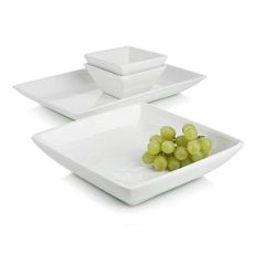 Sk&aring;lsett Z Collection 4 deler hvit