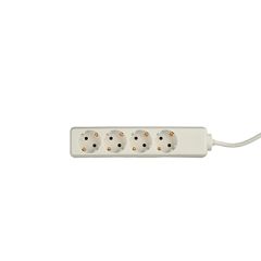 Net Forgrener 4-veis med jord 2 meter kabel