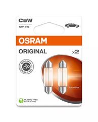 Osram Billampe C5W 12V (12844) 36mm SV8.5-8 2-Pk