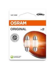 Osram Billampe C10W 12V (12860) 31mm SV8.5-8 2Pk