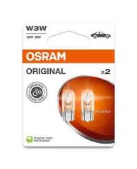 Osram Billampe W3W 12V 3W T-10 (12256) 2-Pk