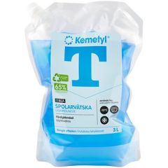 Kemetyl Spylervæske -15°C 3 l Pose