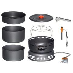 Atom Stormkjøkken med gassbluss 11 deler, D2