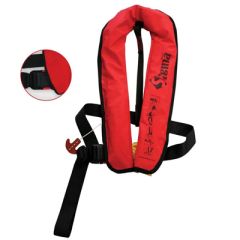 Lalizas Sigma automatvest R&oslash;d m/D ring skrittstropp