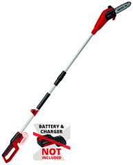 Einhell Batteridrevet kjedesag m/skaft u/batteri og lader GC-LC 18/20 Li T