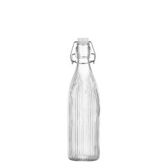 Marjukka Flaske "striper" med patentkork 0,55L