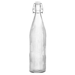 Marjukka Flaske "striper" med patentkork 1,1L