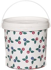 Marjukka Plastb&oslash;tte med lokk, b&aelig;r 1 L