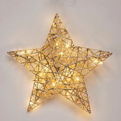 Julestjerne Led 40Cm Champagne 