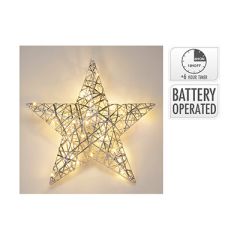 Julestjerne Led 40Cm Sølv 