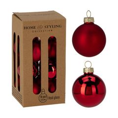 Julekule 16Pk 5Cm Rød 