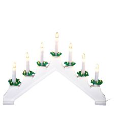 Lysestake 7-Armet Led Hvit 