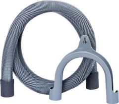 Gelia Avløpsslange 1500Mm Grå