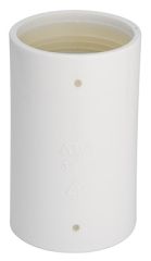 Gelia Muffe Pp 32Mm Hvit M/Gummitett