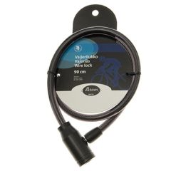 Atom Sykkellås sort 90cm