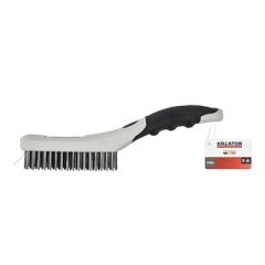 Kreator Stålbørste 4 rad stål plasthåndtak 