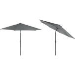 Parasoll Stavern Ø 3M, grå m/ tilt-sveiv