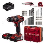 Einhell Skrumaskin 18V,2x2Ah batteri/lader, koffert 69 deler