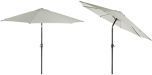 Parasoll Stavern Ø:3 m offwhite m/sveiv og tilt