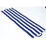 Strandmadrasss blå/hvit
