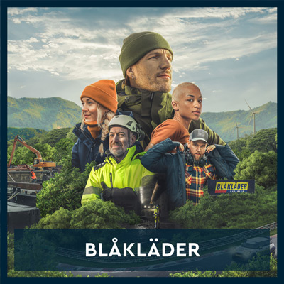 Blåkläder merkevareknapp